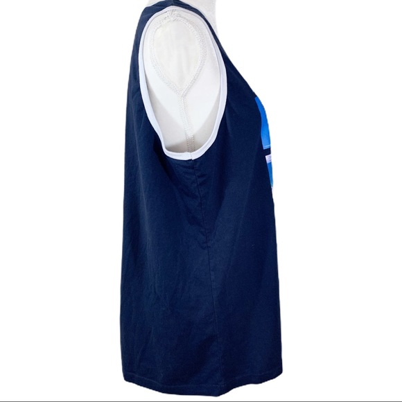 Hybrid Blue "Beach Please" Men's Graphic Tank- XL - Picture 4 of 7